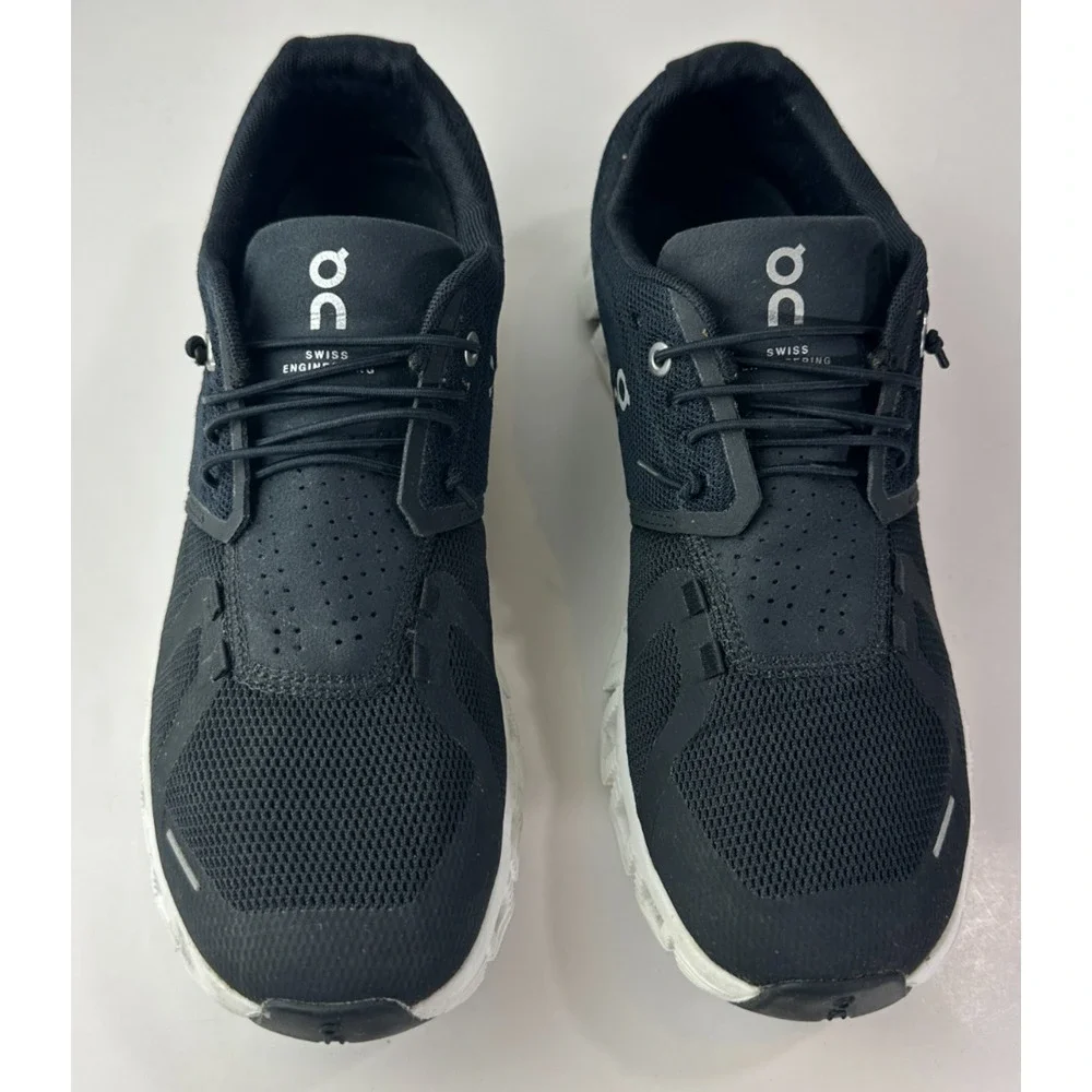 On Running Cloud 5 Shoes Black & White 59.98919 Men's Size 9 Running Sneakers - Picture 11 of 12